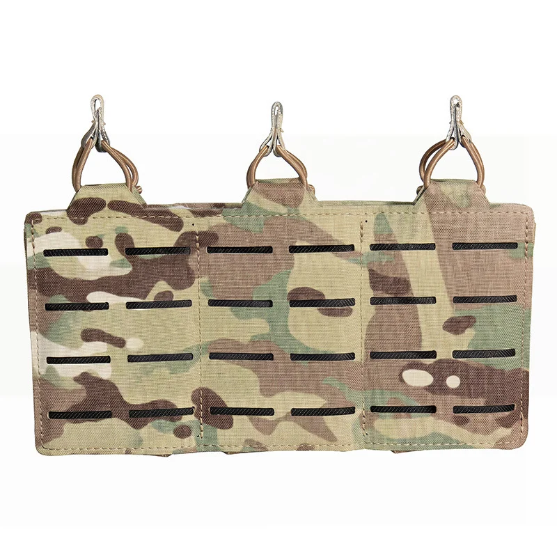 Triple mag pouch with laser cut