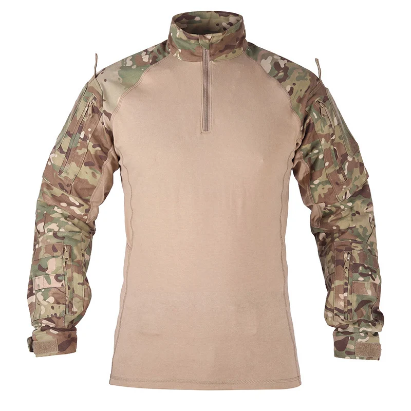 XT2 Combat shirt with long sleeve and removable elbow pads